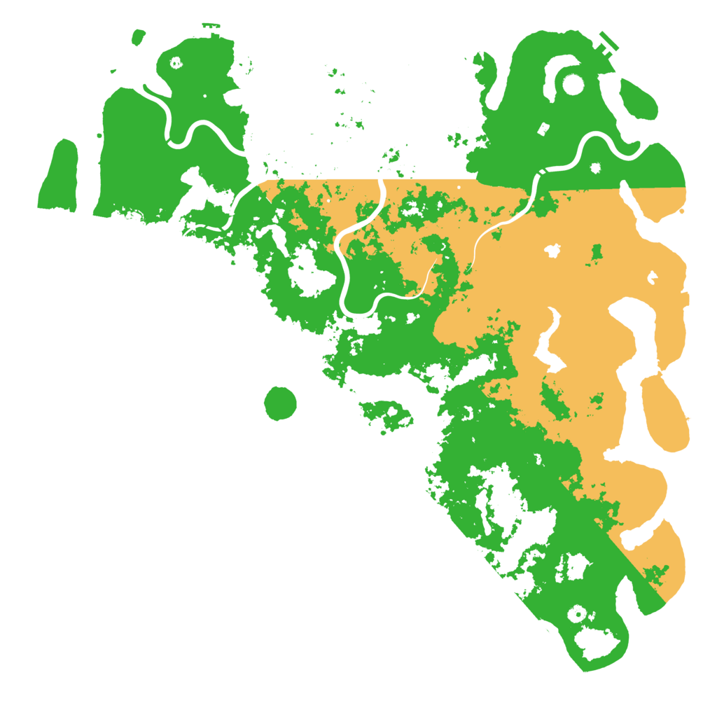 Biome Rust Map: Procedural Map, Size: 6000, Seed: 865939801