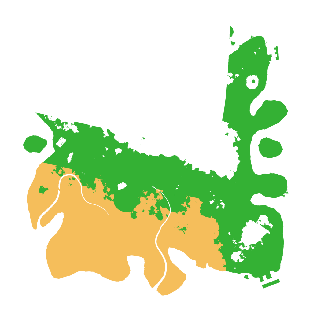 Biome Rust Map: Procedural Map, Size: 3500, Seed: 1214384983