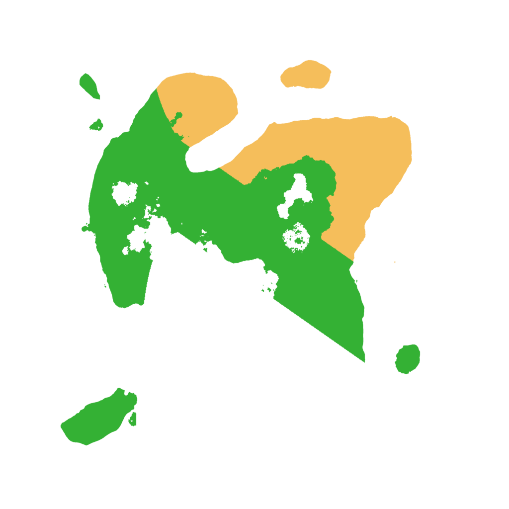 Biome Rust Map: Procedural Map, Size: 2000, Seed: 555555