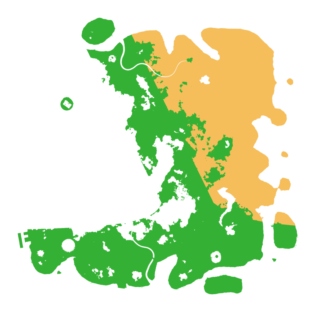 Biome Rust Map: Procedural Map, Size: 4200, Seed: 123456