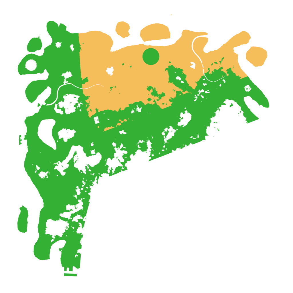 Biome Rust Map: Procedural Map, Size: 4600, Seed: 63352142