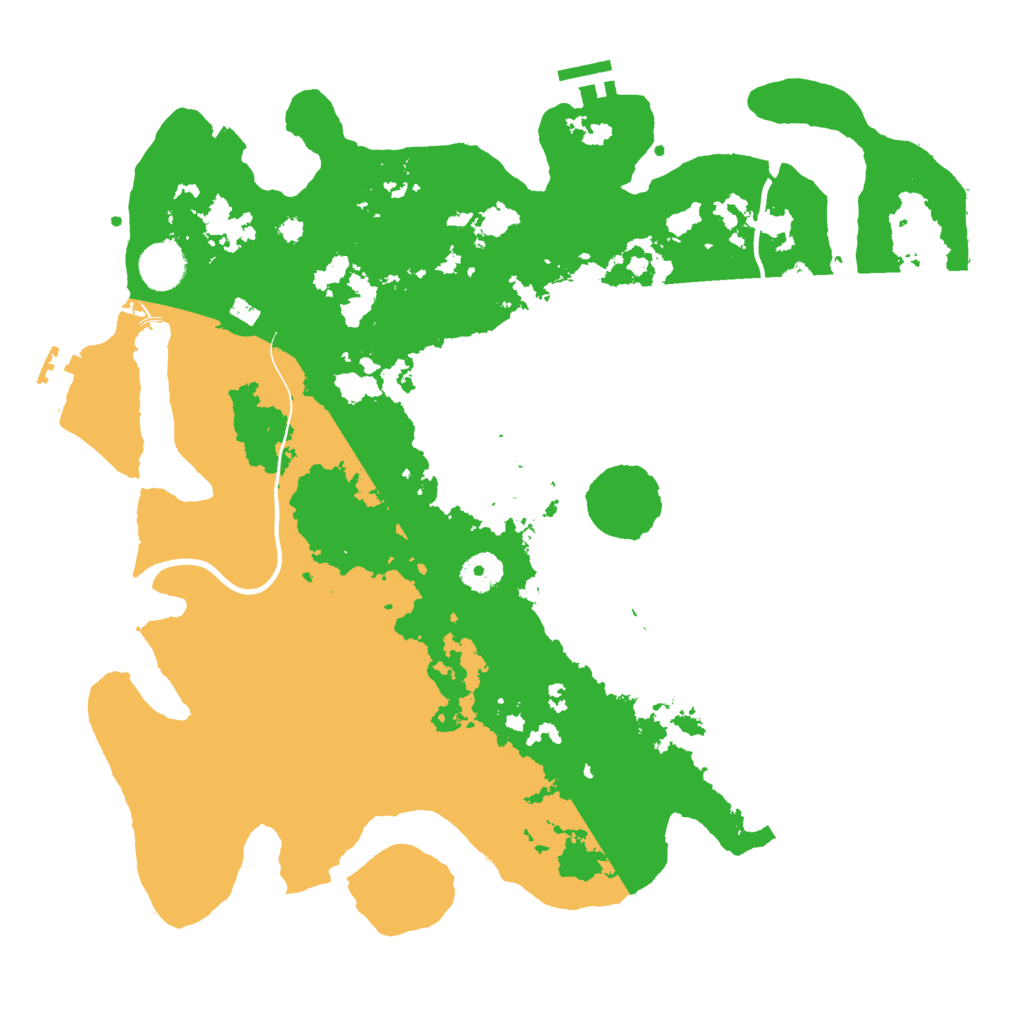 Biome Rust Map: Procedural Map, Size: 3850, Seed: 583781680