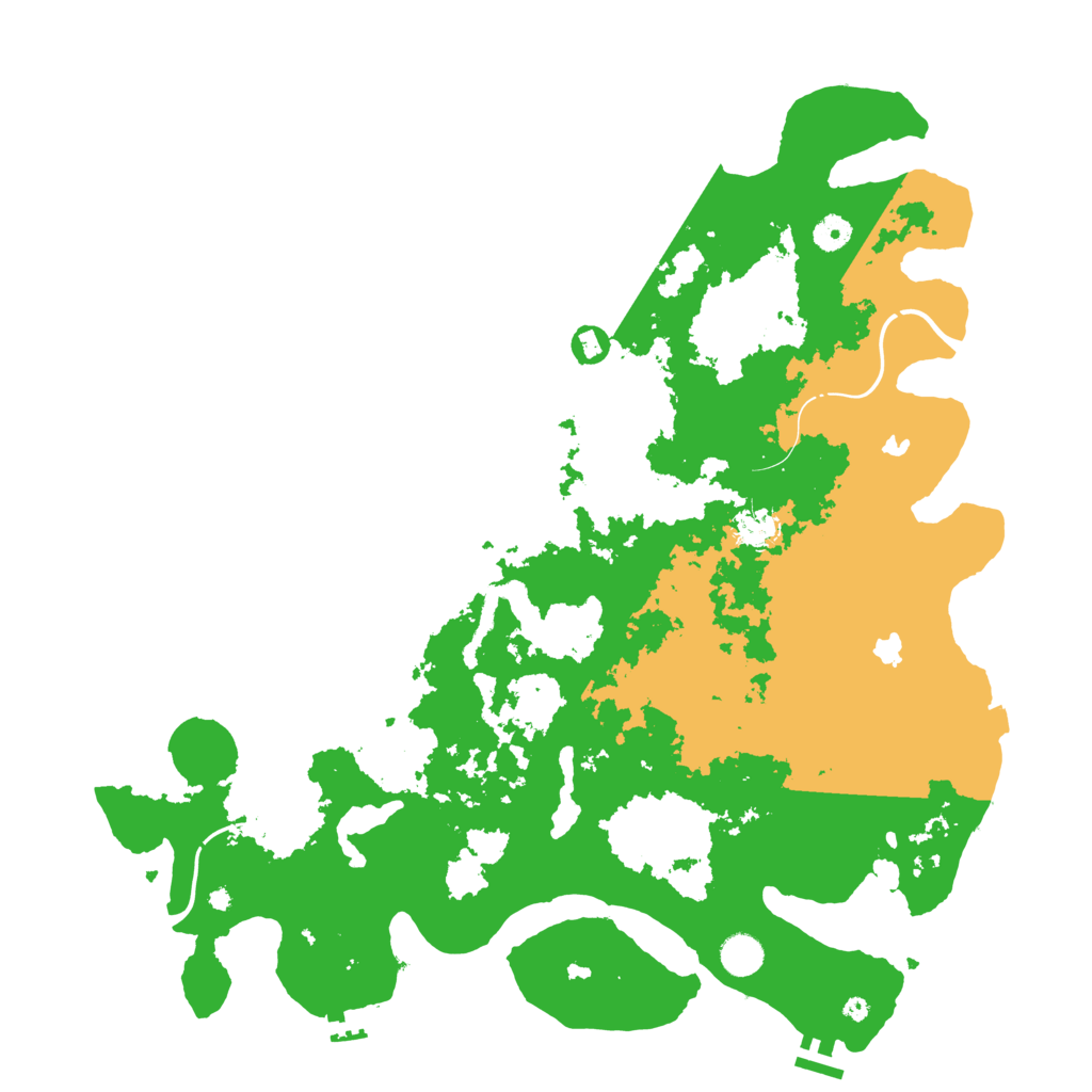 Biome Rust Map: Procedural Map, Size: 4500, Seed: 1696716680
