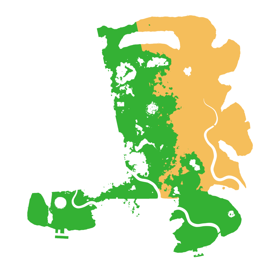 Biome Rust Map: Procedural Map, Size: 4000, Seed: 455439