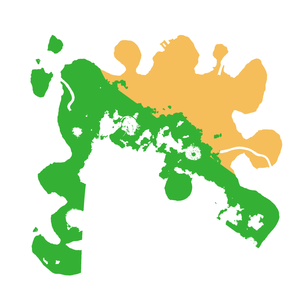 Biome Rust Map: Procedural Map, Size: 3000, Seed: 1134251