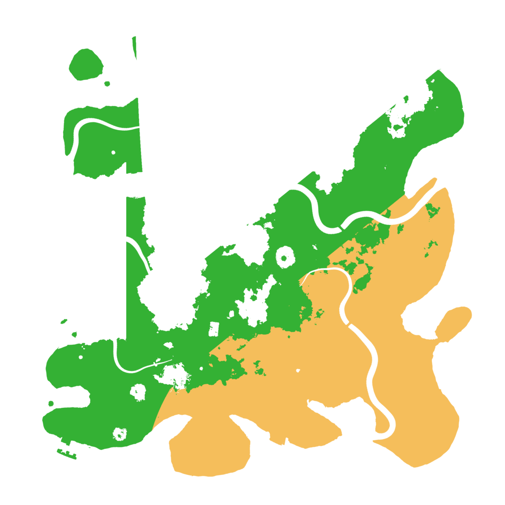 Biome Rust Map: Procedural Map, Size: 3700, Seed: 1805330073