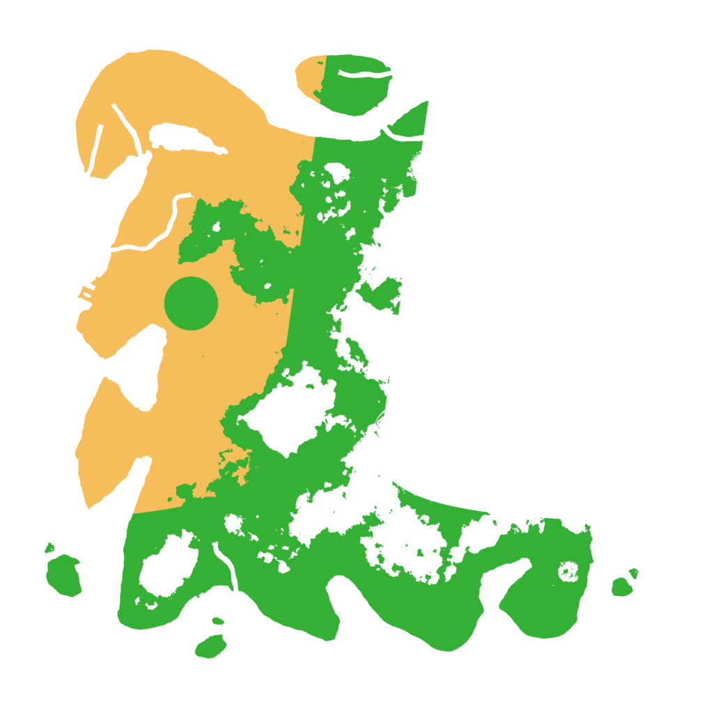 Biome Rust Map: Procedural Map, Size: 3500, Seed: 141364371