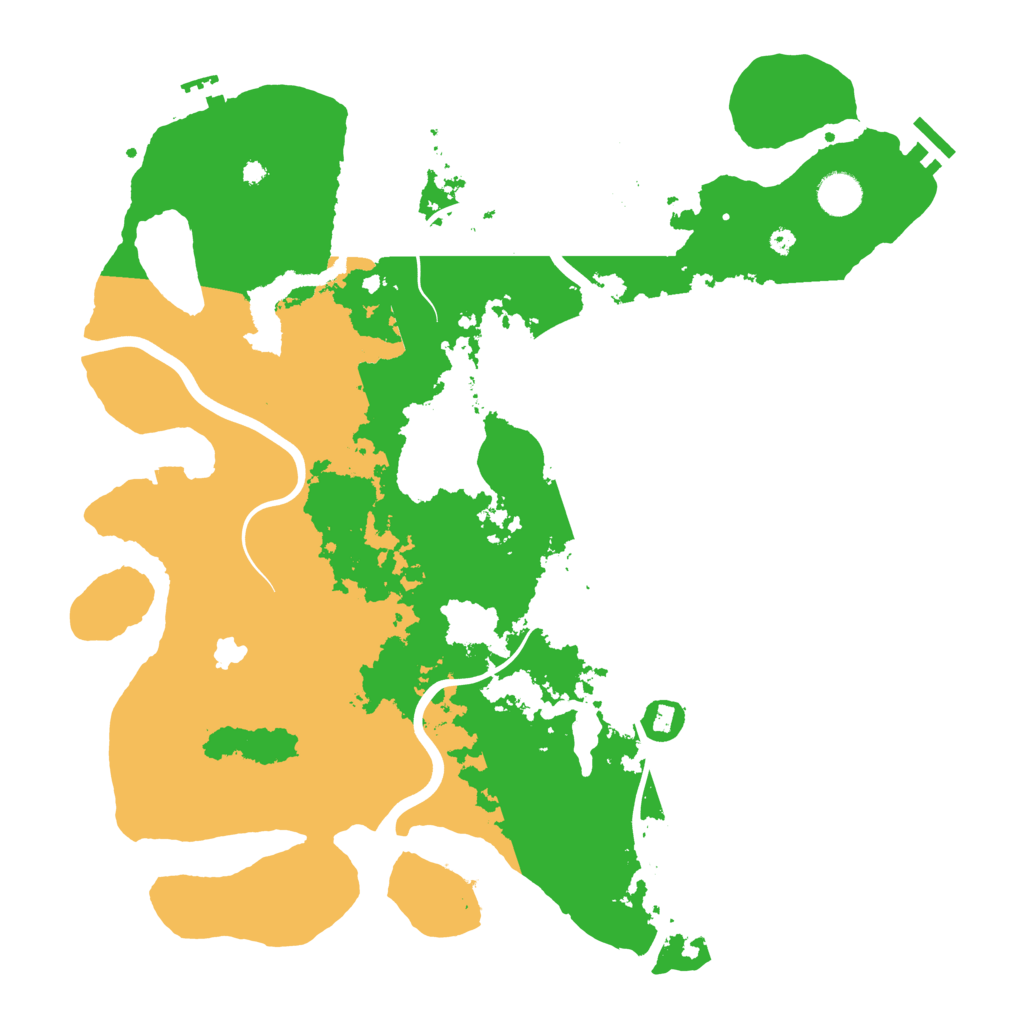 Biome Rust Map: Procedural Map, Size: 4100, Seed: 291936796