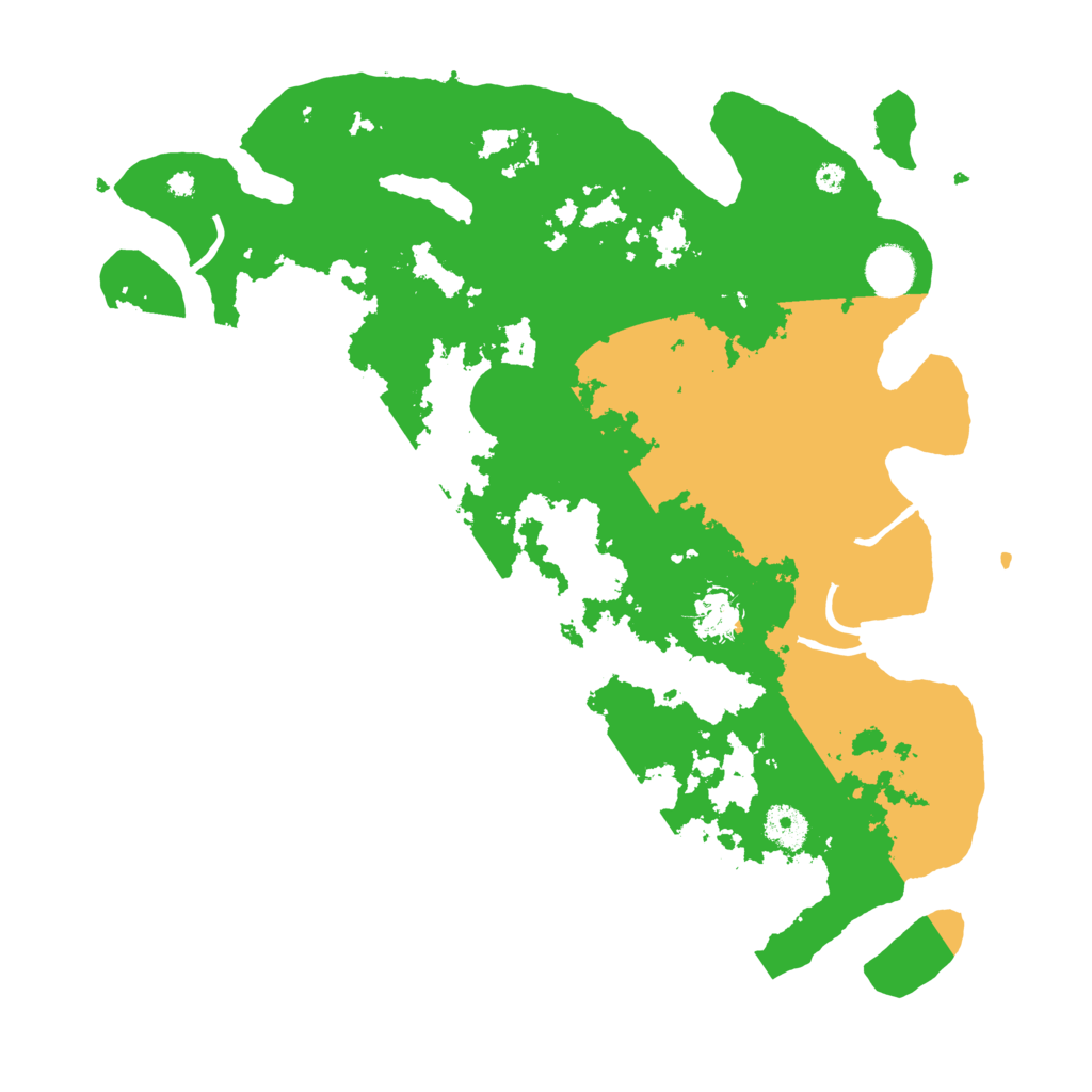Biome Rust Map: Procedural Map, Size: 3850, Seed: 2008000208