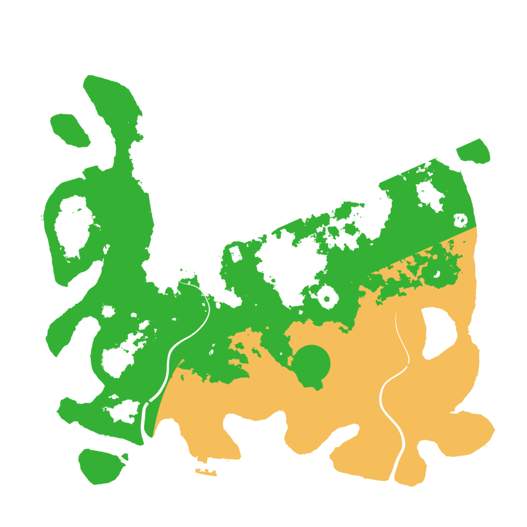 Biome Rust Map: Procedural Map, Size: 3700, Seed: 1764193794