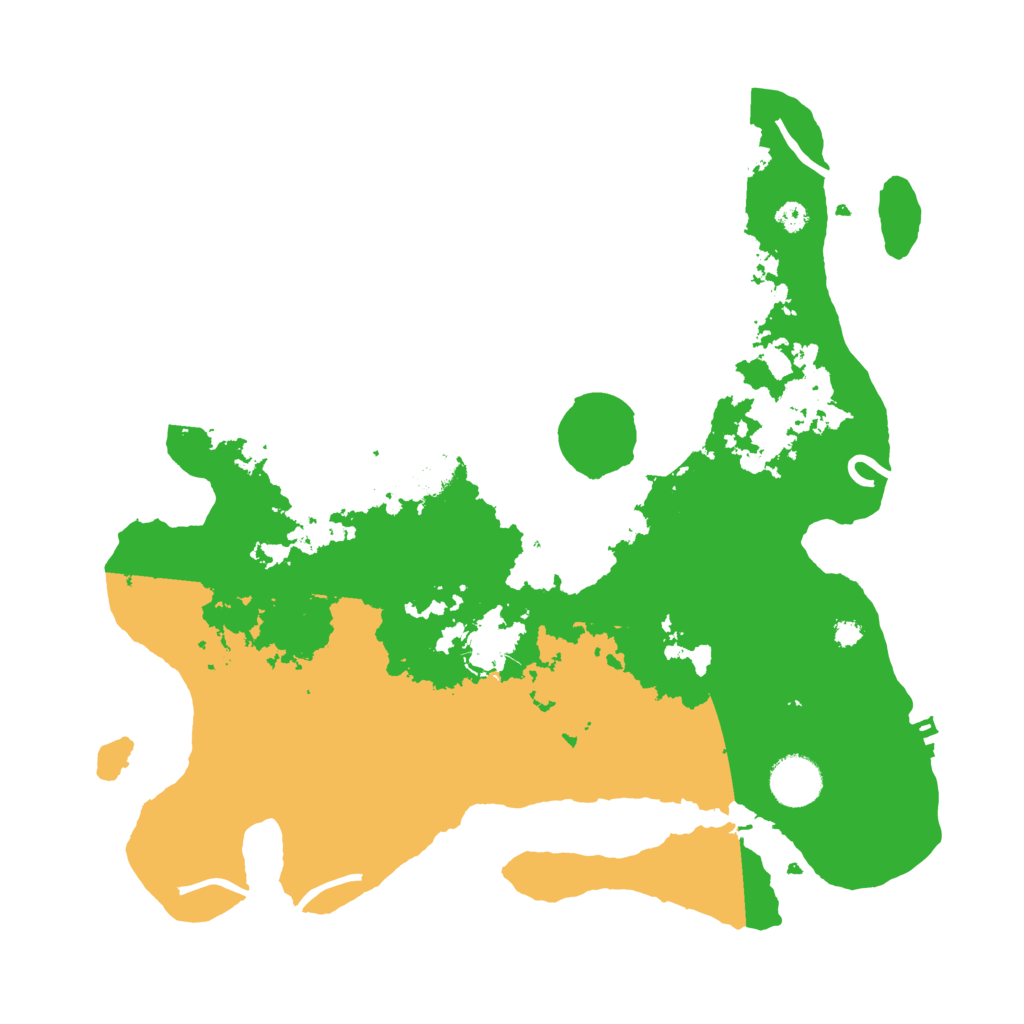 Biome Rust Map: Procedural Map, Size: 3500, Seed: 32103201