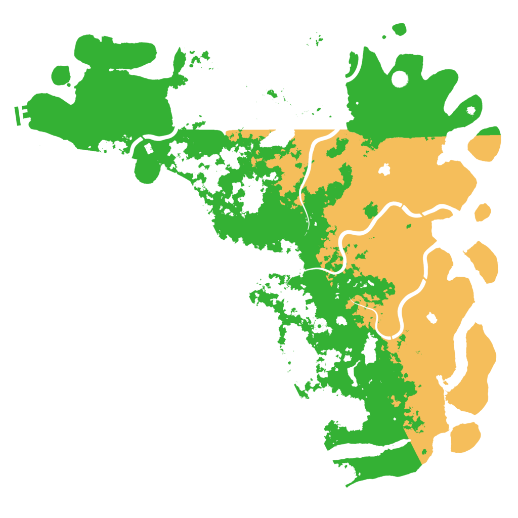 Biome Rust Map: Procedural Map, Size: 5500, Seed: 132323907