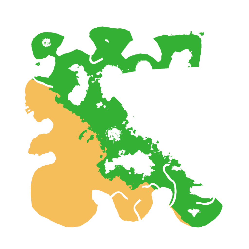 Biome Rust Map: Procedural Map, Size: 3000, Seed: 198185653