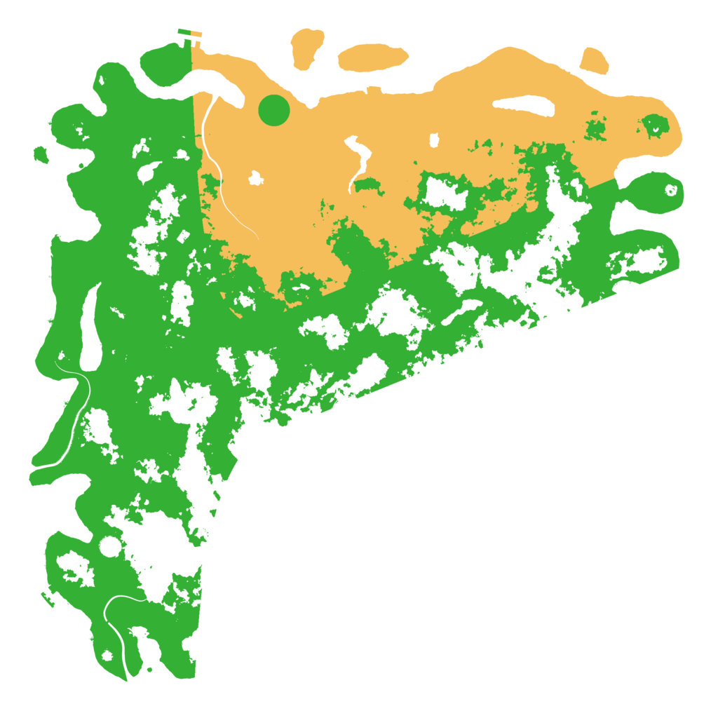 Biome Rust Map: Procedural Map, Size: 6000, Seed: 1397183929
