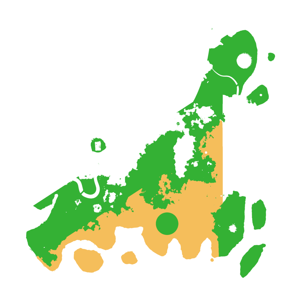 Biome Rust Map: Procedural Map, Size: 3500, Seed: 105106173