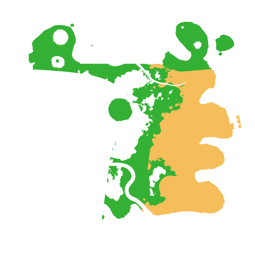 Biome Rust Map: Procedural Map, Size: 3000, Seed: 2040732739