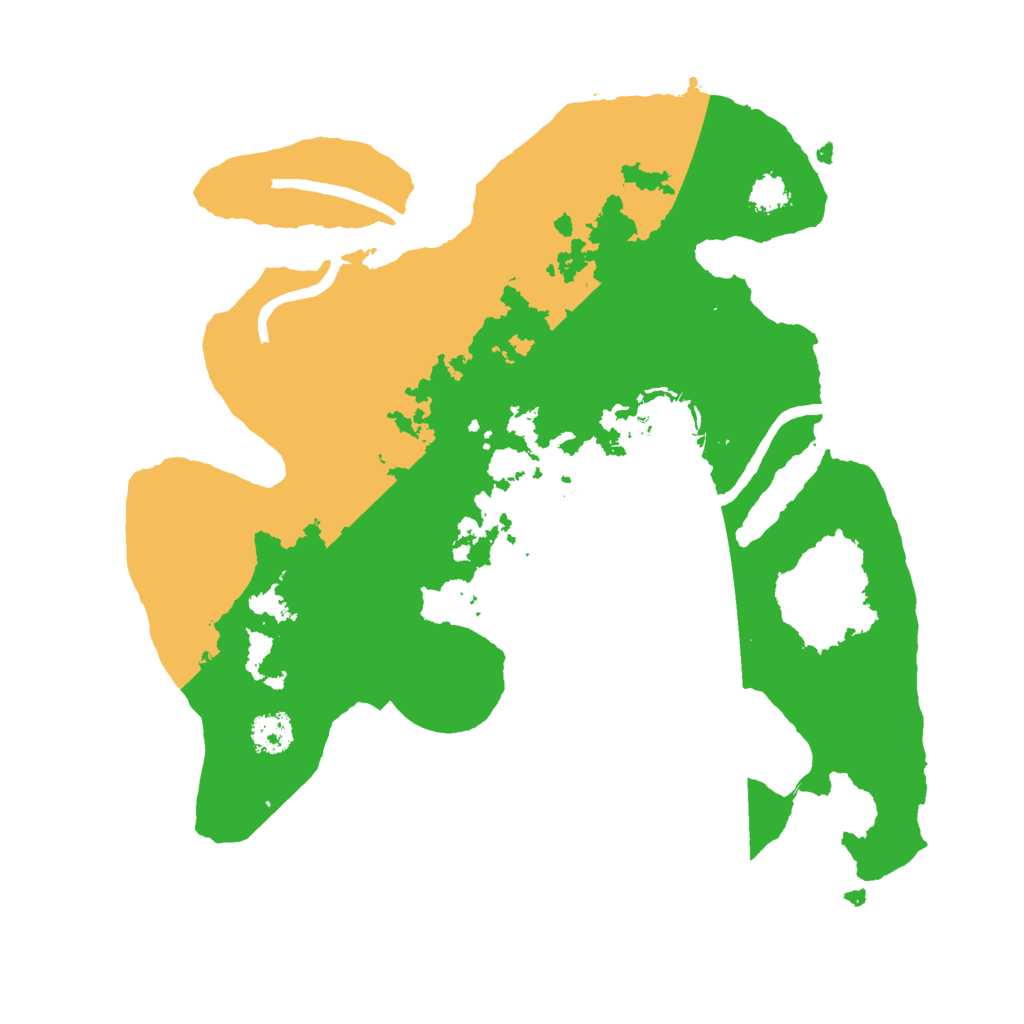 Biome Rust Map: Procedural Map, Size: 2500, Seed: 675147472