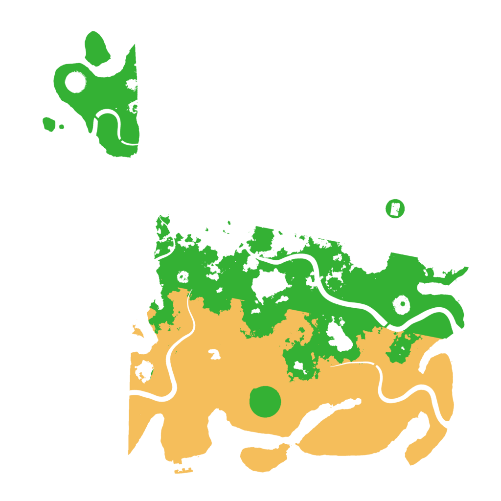 Biome Rust Map: Procedural Map, Size: 4200, Seed: 1080757870