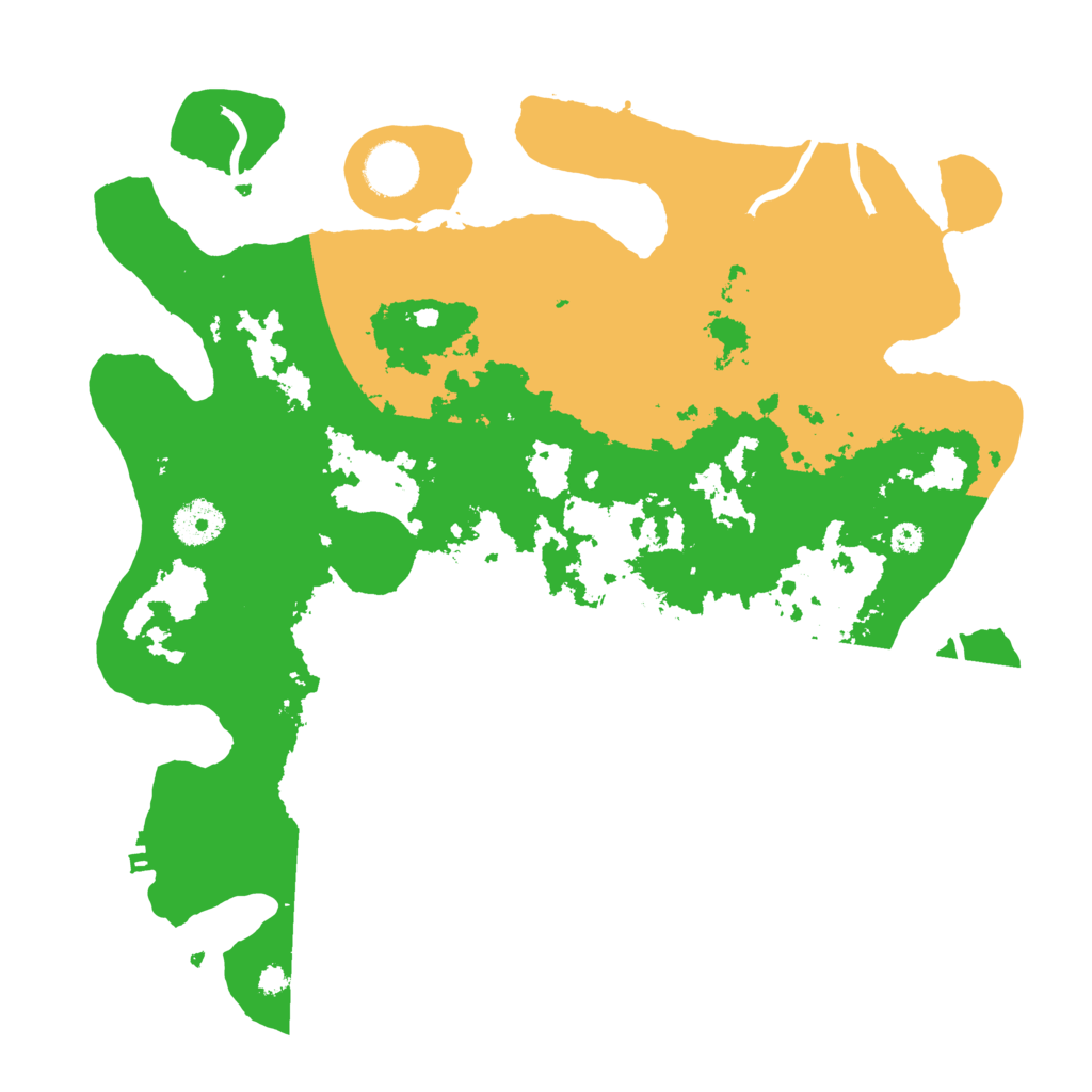 Biome Rust Map: Procedural Map, Size: 3500, Seed: 801347285