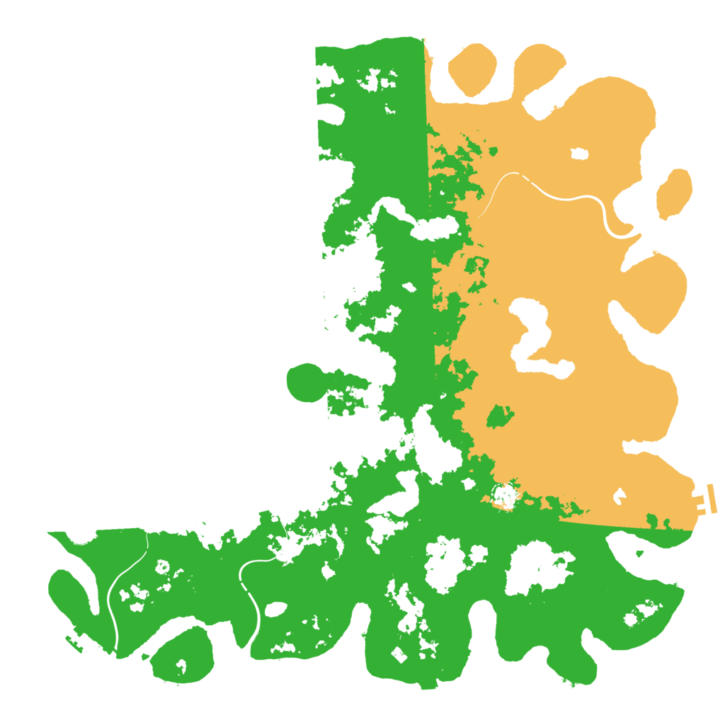 Biome Rust Map: Procedural Map, Size: 5000, Seed: 936184620
