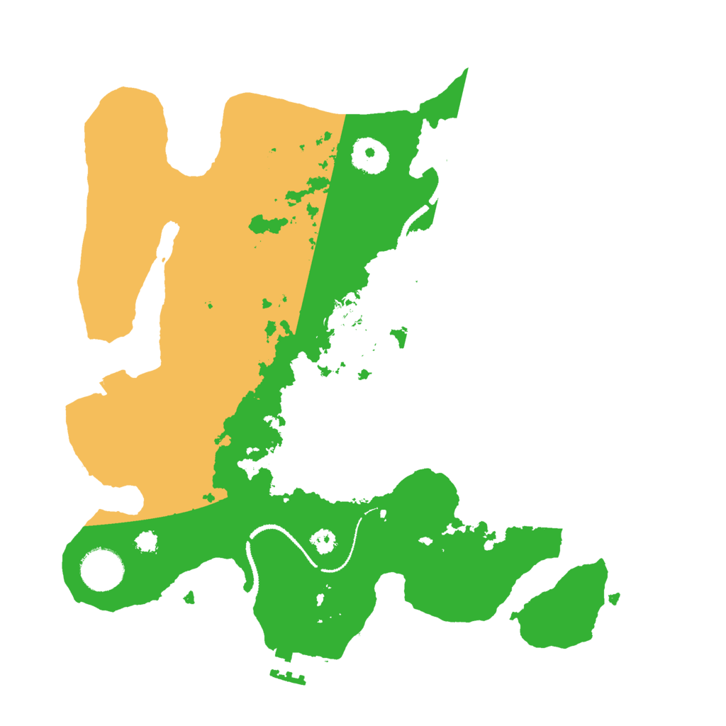 Biome Rust Map: Procedural Map, Size: 3000, Seed: 173495480