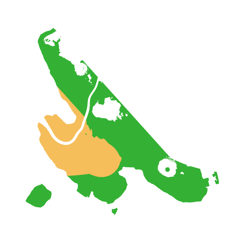 Biome Rust Map: Procedural Map, Size: 2000, Seed: 43168065