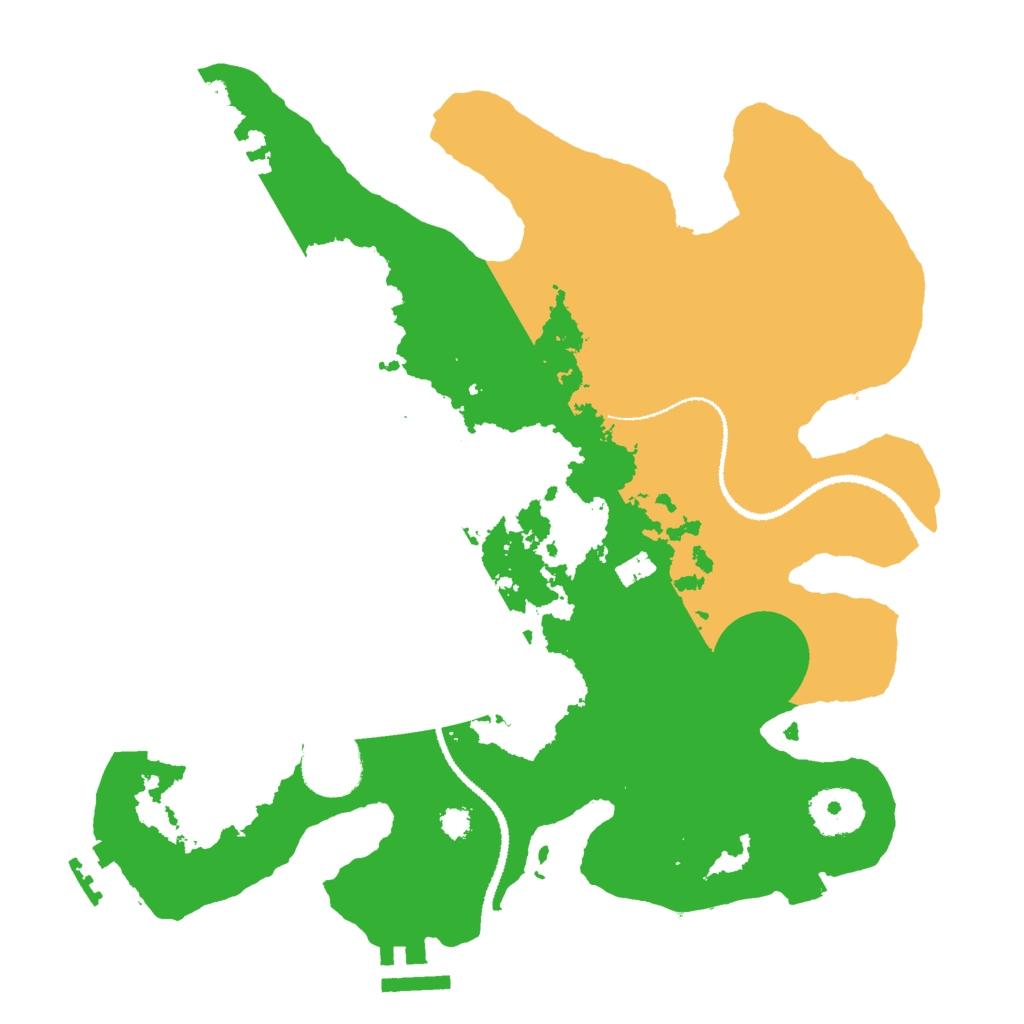 Biome Rust Map: Procedural Map, Size: 3000, Seed: 59217