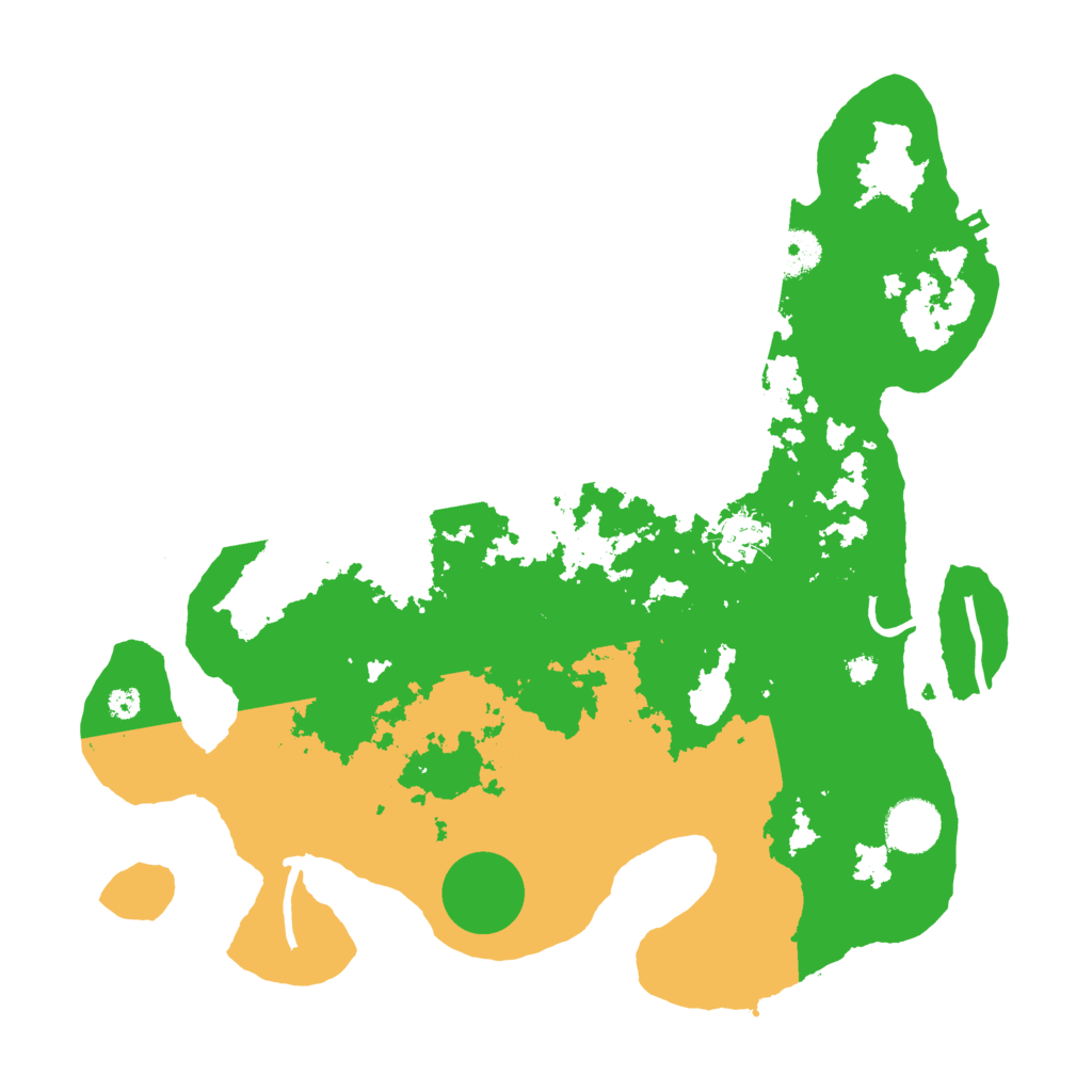 Biome Rust Map: Procedural Map, Size: 3500, Seed: 978493642