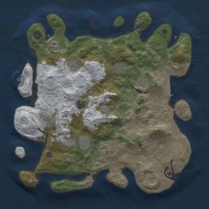 Thumbnail Rust Map: Procedural Map, Size: 3850, Seed: 952537793, 20 Monuments