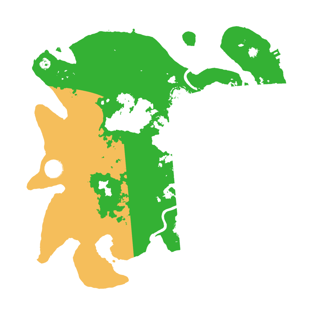 Biome Rust Map: Procedural Map, Size: 3000, Seed: 50122