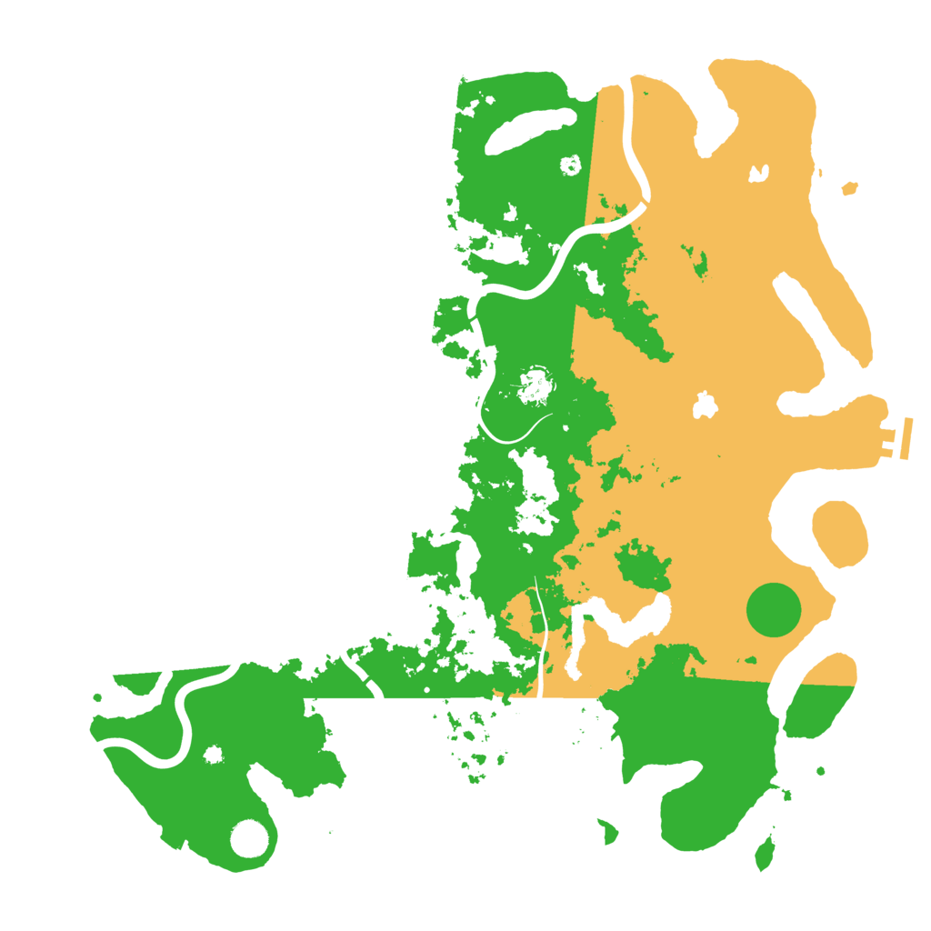 Biome Rust Map: Procedural Map, Size: 4500, Seed: 1257487738