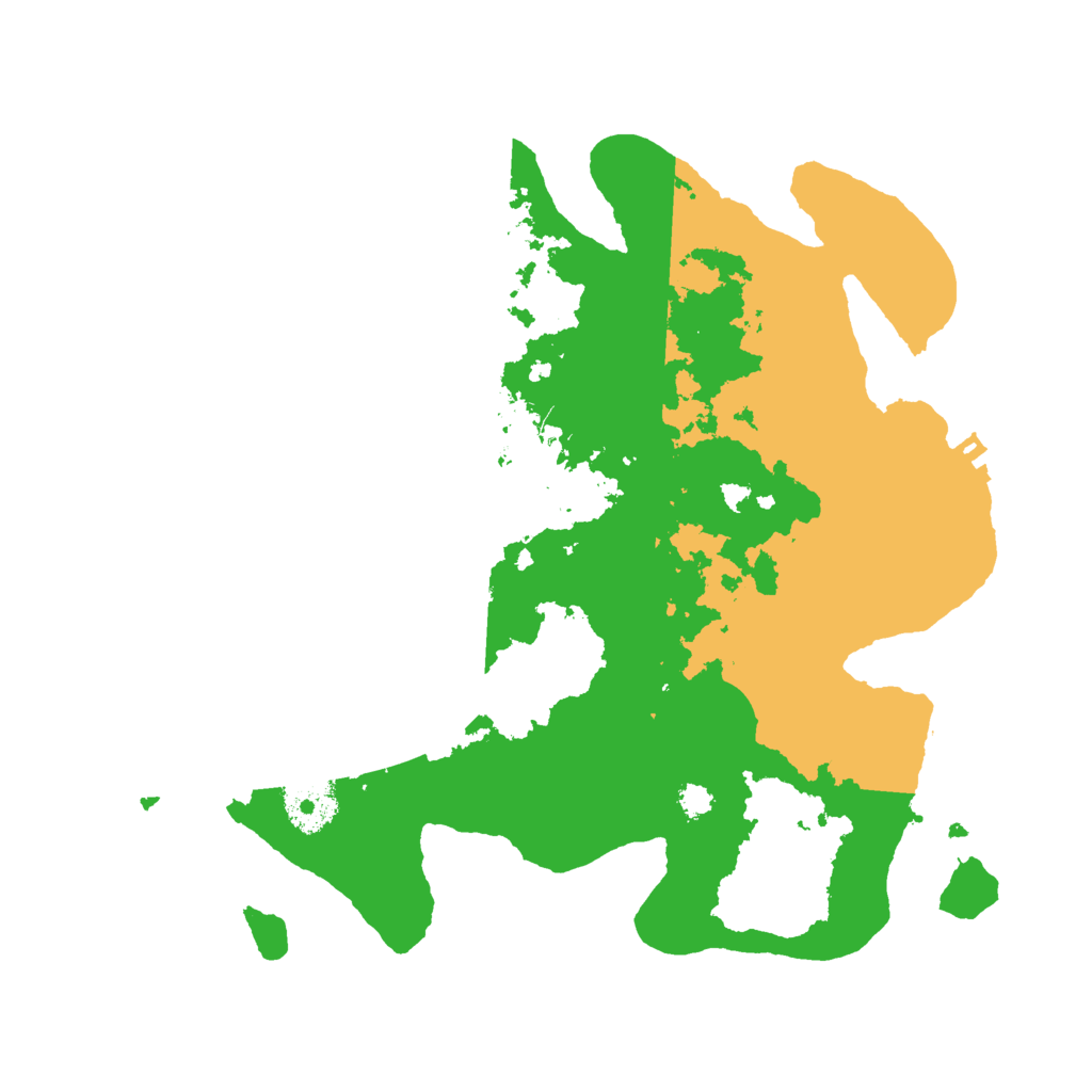 Biome Rust Map: Procedural Map, Size: 3000, Seed: 457345135