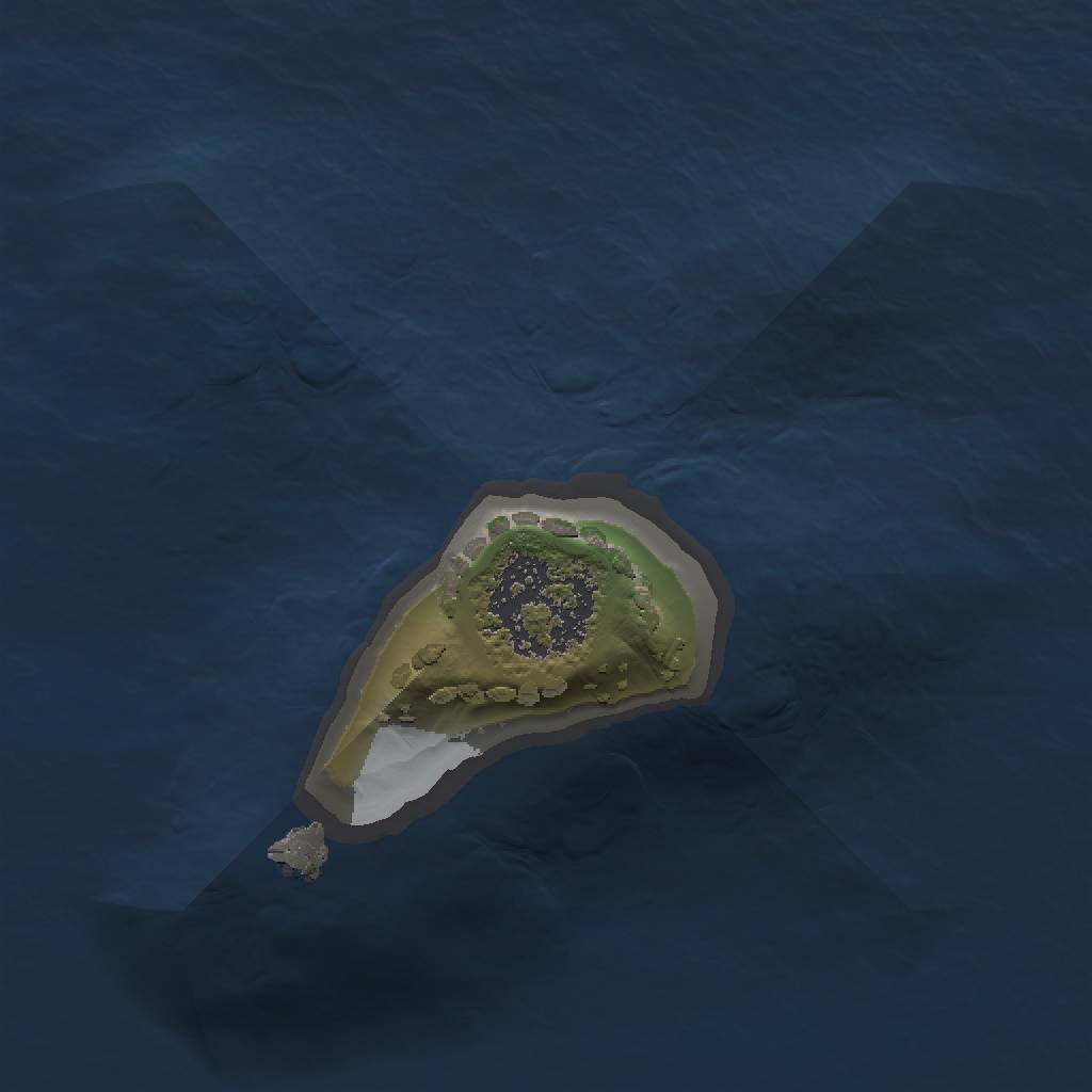 Rust Map: Procedural Map, Size: 1000, Seed: 39521041, 3 Monuments