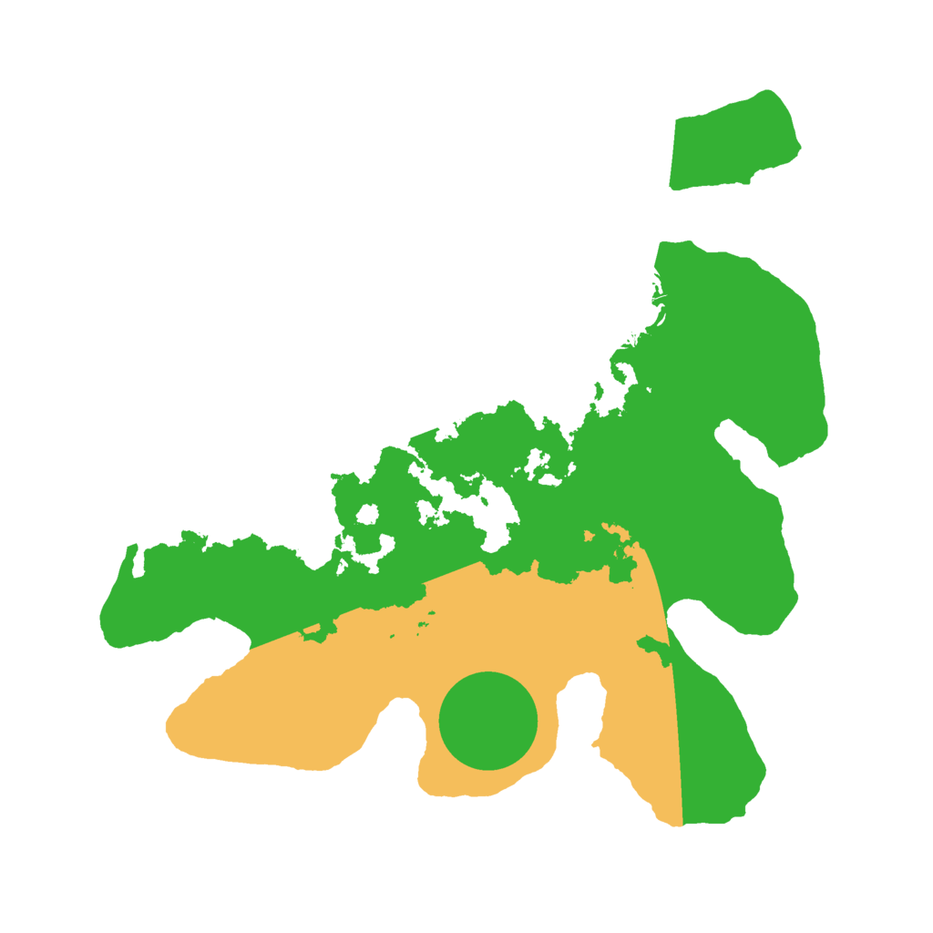 Biome Rust Map: Barren, Size: 2500, Seed: 81121