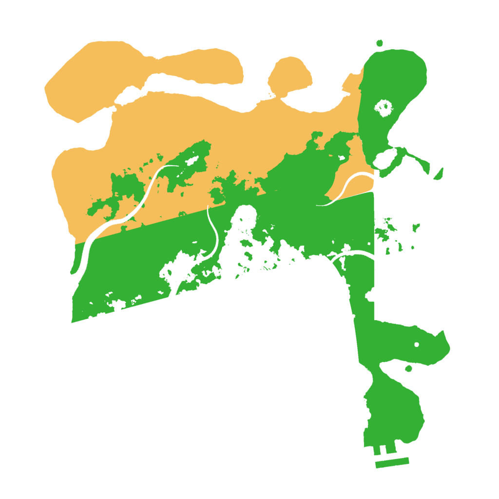 Biome Rust Map: Procedural Map, Size: 3000, Seed: 432596374