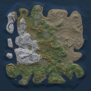 Thumbnail Rust Map: Procedural Map, Size: 3850, Seed: 1634813440, 19 Monuments