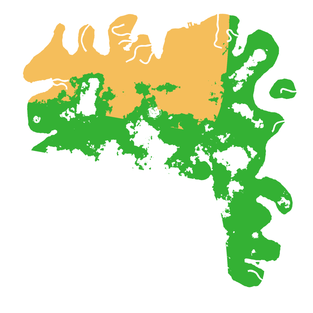 Biome Rust Map: Procedural Map, Size: 4500, Seed: 441850397