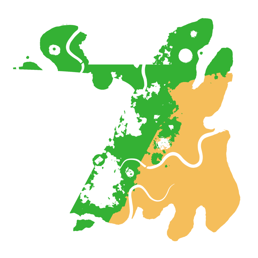 Biome Rust Map: Procedural Map, Size: 3500, Seed: 85745