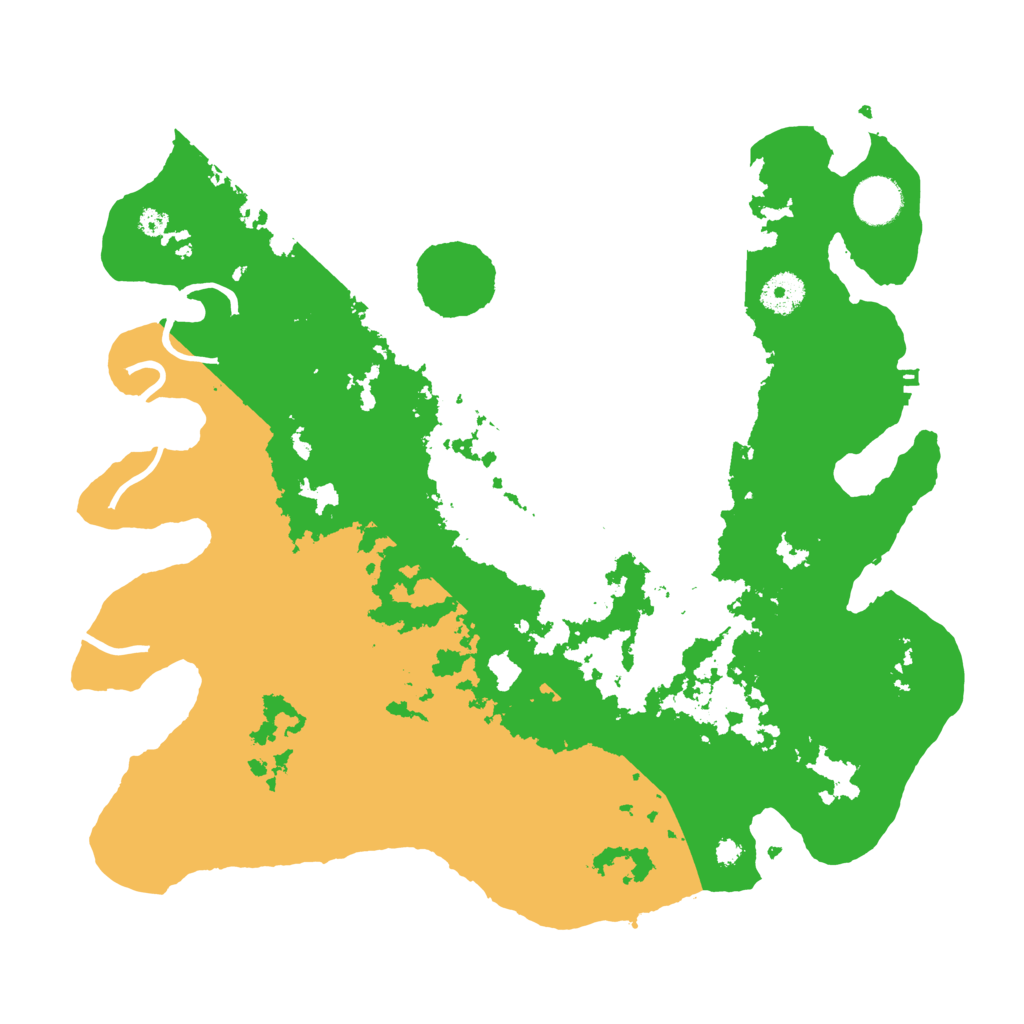 Biome Rust Map: Procedural Map, Size: 3700, Seed: 186563656