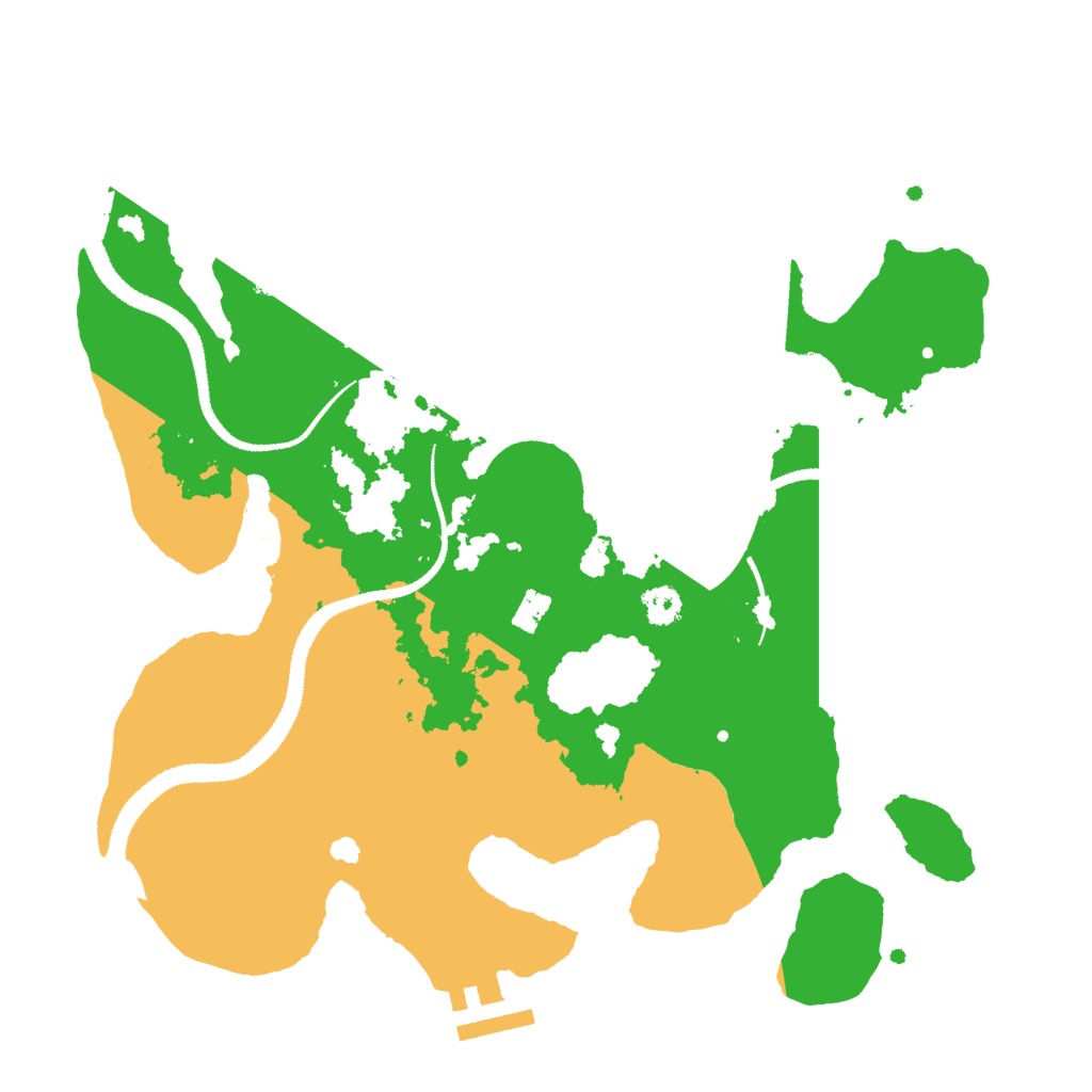 Biome Rust Map: Procedural Map, Size: 2850, Seed: 2117020283