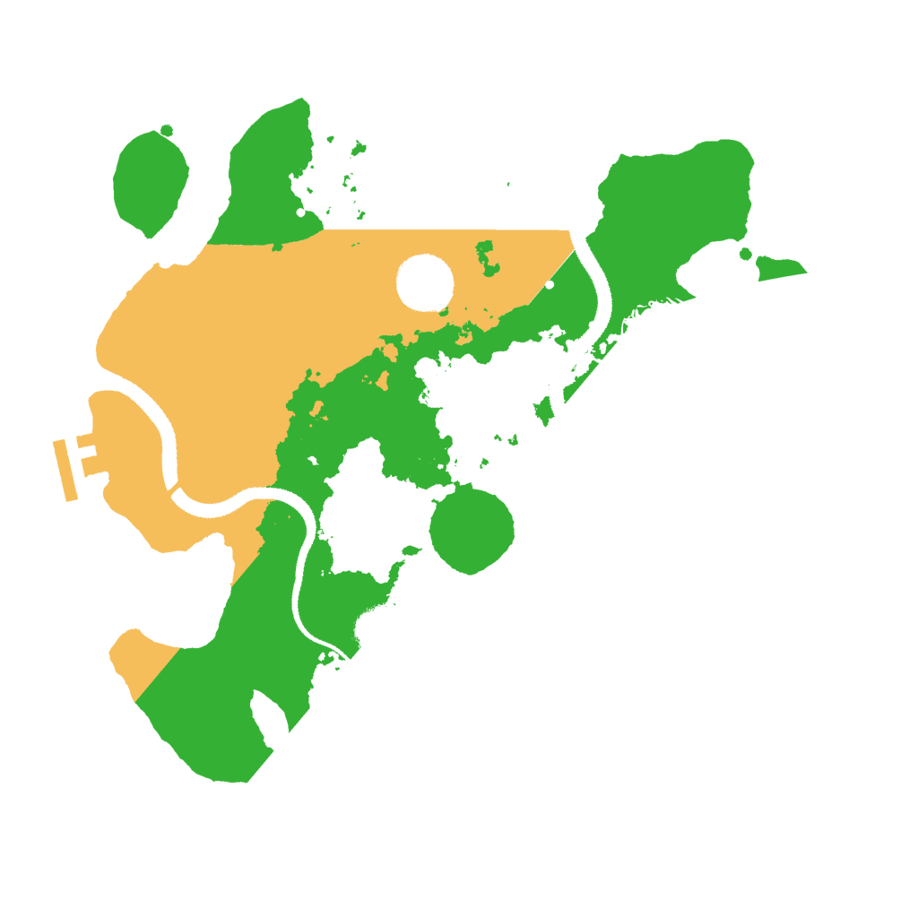Biome Rust Map: Procedural Map, Size: 3000, Seed: 729589478