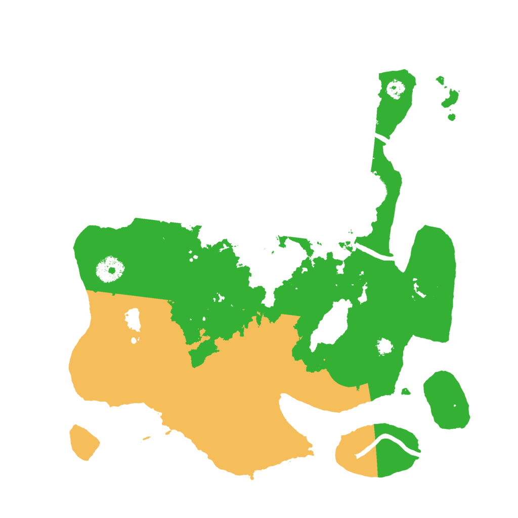 Biome Rust Map: Procedural Map, Size: 3000, Seed: 1052327205