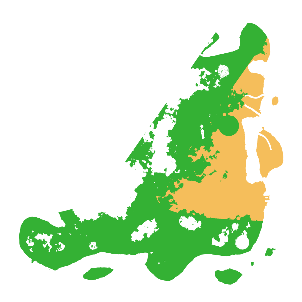 Biome Rust Map: Procedural Map, Size: 3900, Seed: 72691483