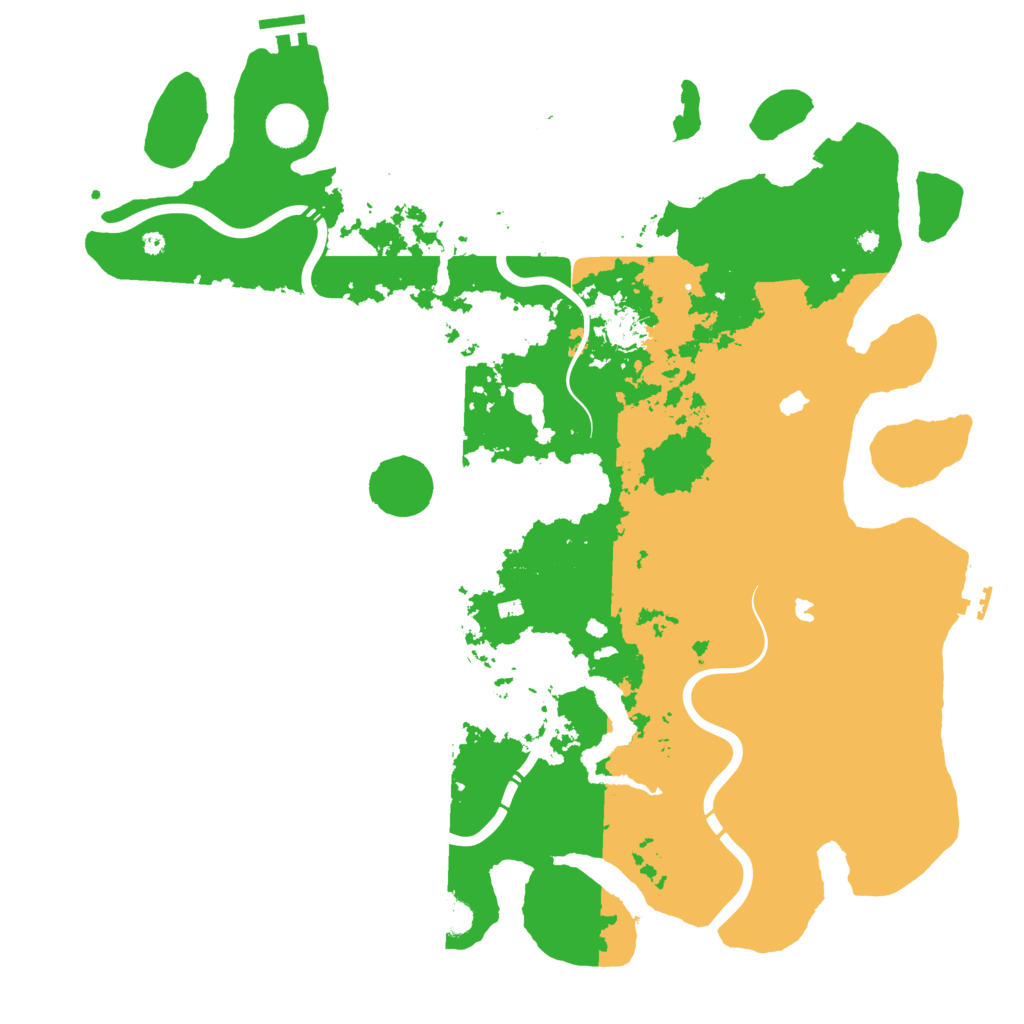 Biome Rust Map: Procedural Map, Size: 4500, Seed: 1616345063