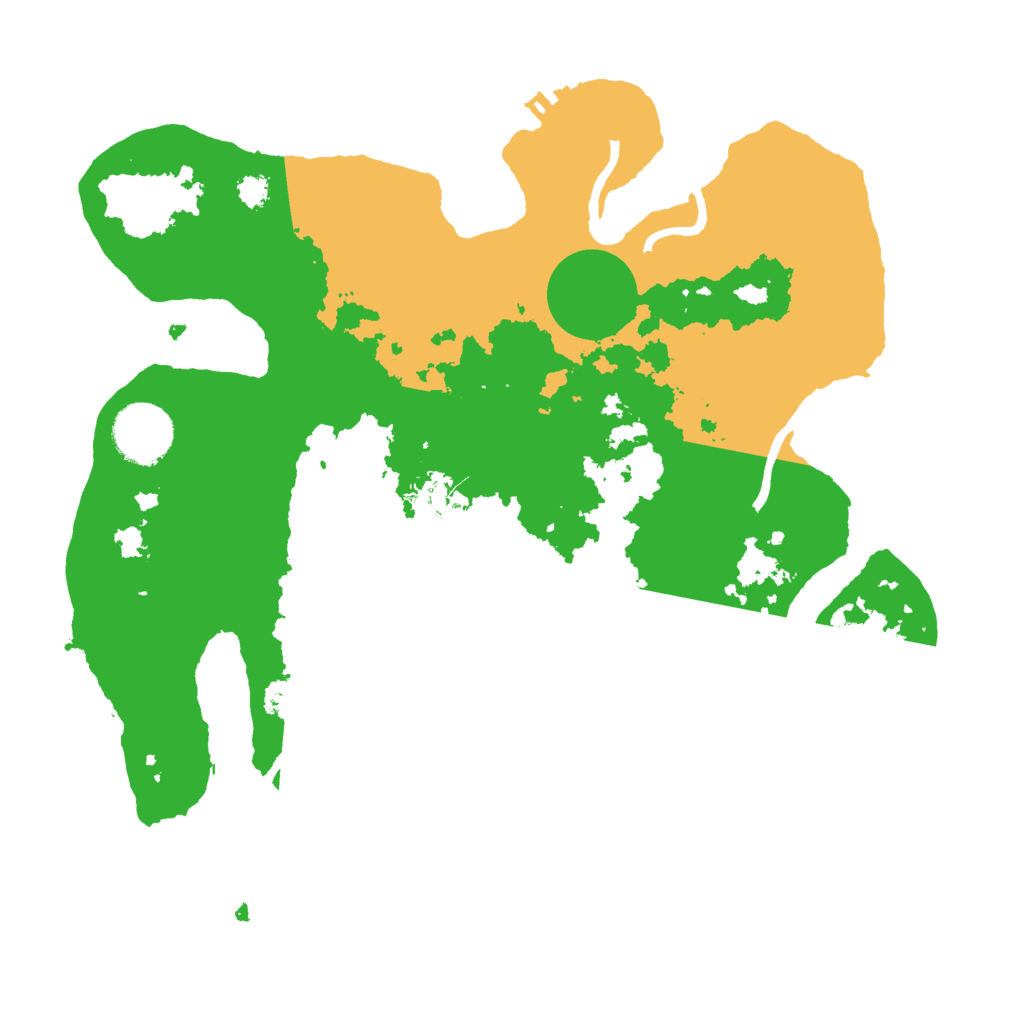 Biome Rust Map: Procedural Map, Size: 3000, Seed: 73108