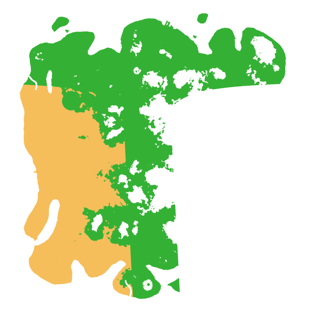 Biome Rust Map: Procedural Map, Size: 4500, Seed: 432423