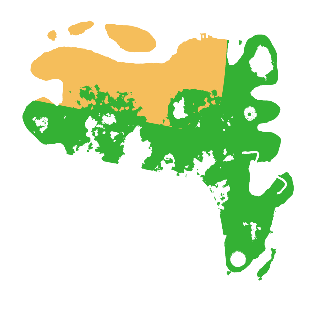 Biome Rust Map: Procedural Map, Size: 3550, Seed: 1624834255