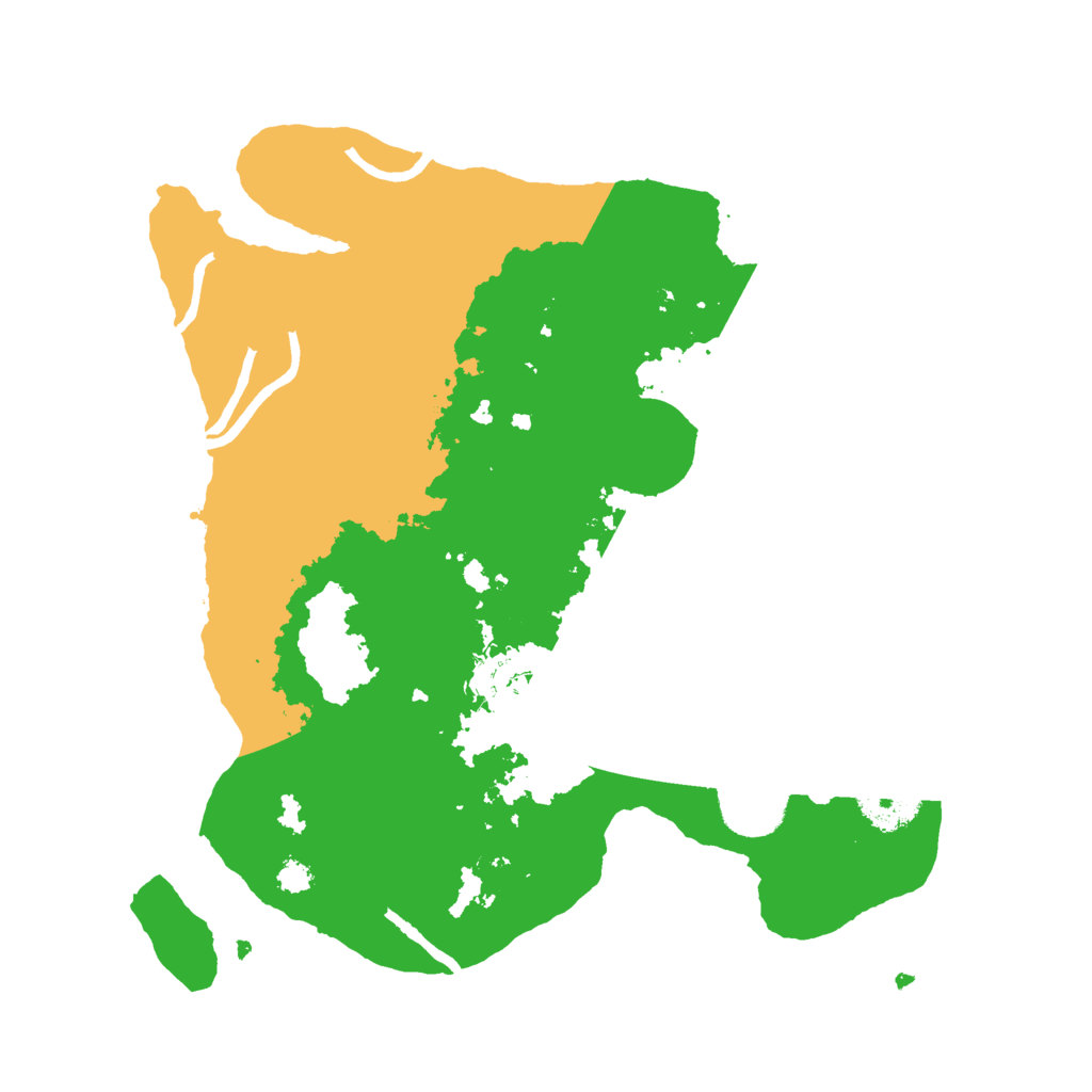 Biome Rust Map: Procedural Map, Size: 3000, Seed: 1104086151