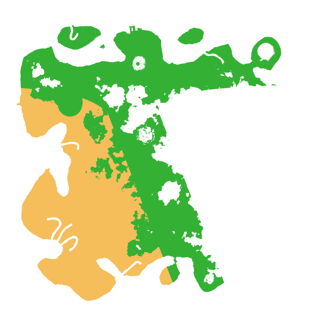 Biome Rust Map: Procedural Map, Size: 3500, Seed: 1550
