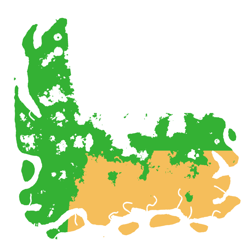 Biome Rust Map: Procedural Map, Size: 5000, Seed: 45464564